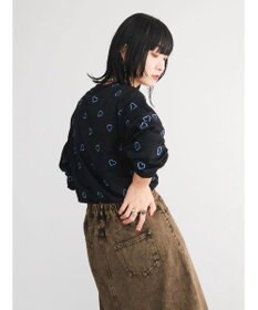 Green Parks ・Ｄｏｕｂｌｅ　Ｆｌａｇｓ　ハート刺繍ロンＴ