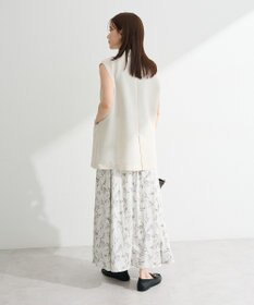 Green Parks メッシュフレンチスリーブジレ