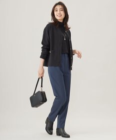 J.PRESS LADIES T/Rアルガンシルク テーパード パンツ