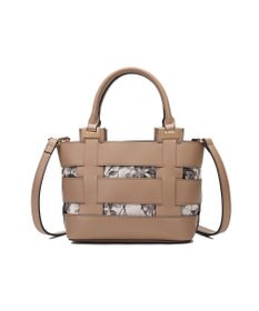 style code 【MERCURYDUO/マーキュリーデュオ】軽量メッシュ　花柄巾着付ミニトートバッグ