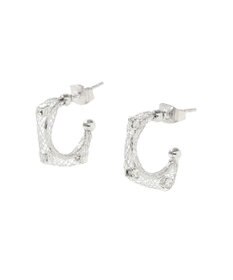 YECCA VECCA メッシュフープピアス