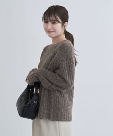Green Parks ざっくりローゲージニットプルオーバー
