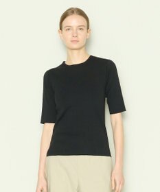 JOSEPH 【洗える】フィールコットン　ニットTEE