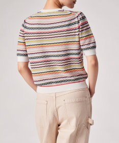 Paul Smith ウェーブストライプ 半袖ニット