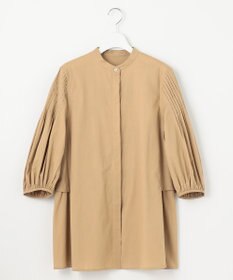 23区 【Indian Factory】コットンポプリン タックディテール チュニックブラウス