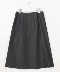 J.PRESS LADIES 【洗える・吸水速乾・接触冷感】リネンツイル スカート
