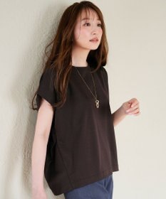 ANY SIS 【シルクタッチさら魅せTシャツ】後ろコクーン プルオーバー