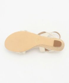 ANY SIS 【23.0~24.5cm】リネン調ベルトプチウエッジ サンダル