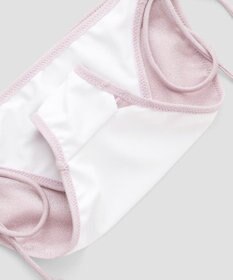 San-ai Resort（三愛水着楽園） 軽い着け心地でしっかり盛れる【楽盛り水着】　ラメギャザーワイヤー水着　9M　【San-ai Resort（サンアイリゾート）】