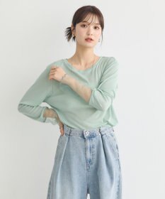 earth music&ecology シアースリーブプルオーバー