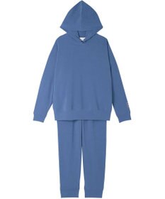 une nana cool 【綿混】あくびのお嬢さんの裏毛フーディーパジャマ