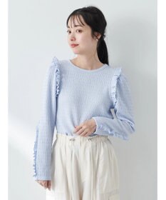 earth music&ecology シャーリングカットプルオーバー