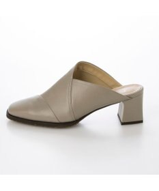 MODE ET JACOMO <D'ICI>アシンメトリーチャンキーヒールミュール