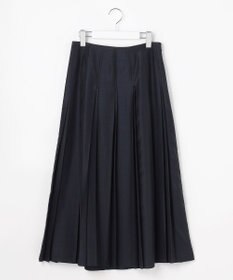 J.PRESS LADIES L エアリースパンボイル プリーツ スカート