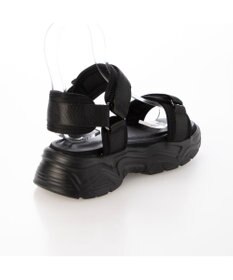 MODE ET JACOMO <carino>厚底ダブルベルトスポーツサンダル