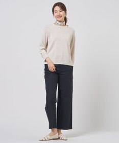 J.PRESS LADIES S TCリネン ドライツイル ストレート パンツ