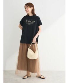 Green Parks 汗染み防止フレンチスリーブロゴＴシャツ