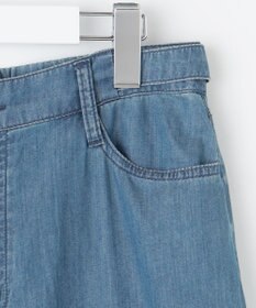 J.PRESS LADIES L 【洗える】4ozライトデニム ワイド パンツ