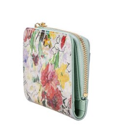 LANVIN en Bleu アクアレル Lファスナー二つ折り財布