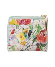 LANVIN en Bleu アクアレル Lファスナー二つ折り財布