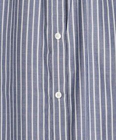 J.PRESS LADIES 【洗える】ウォッシャブルストライプ シャツカラー ブラウス