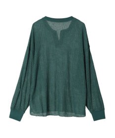 earth music&ecology シアーリブドルマンプルオーバー