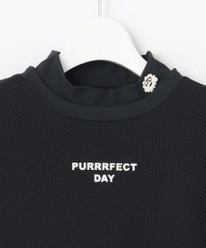 PW CIRCULUS 【WOMEN】【2SET/吸汗速乾/消臭/ストレッチ】ドルマンスリーブメッシュ シャツ + モックネックインナー