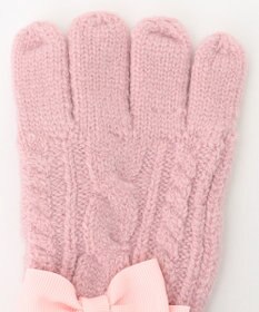 ANY KIDS ケーブルリボン手袋