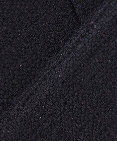 ANY ライトツイード　Ｖネックノーカラージャケット