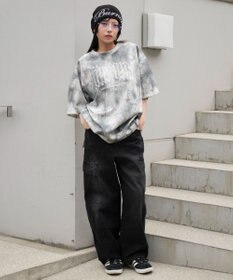 WEGO 【ユニセックス着用ITEM/MLサイズ展開】スノーパターンポンチT（SS）