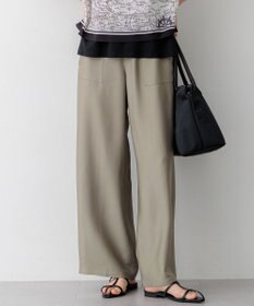 23区 S 【先行予約/見上愛さん着用】ブライトカルゼ ワイド パンツ