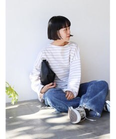 AMERICAN HOLIC ＯＥ天竺ボーダーＢＩＧプルオーバー