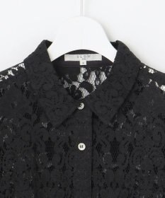 23区 【SLOW/一部店舗限定】好評につき追加生産！モチーフレース シャツ