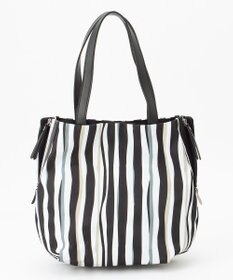 Y'SACCS 【ムック本掲載】ドローイングストライプ　ミニトートバッグ