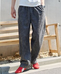 WEGO 【ユニセックス着用ITEM/ウエストゴム】ユルフィットデニムイージーパンツ