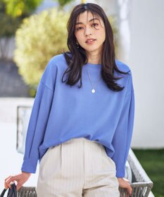 ANY タックスリーブプルオーバー ブルー