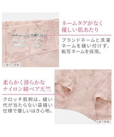 BRADELIS New York 【Yukine inc. 】ゆきねえ365綿混モアらくすっぽりショーツ24 ブラデリス 補正下着