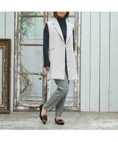 MODE ET JACOMO <MODE ET JACOMO>コンビファー付きフラットパンプス