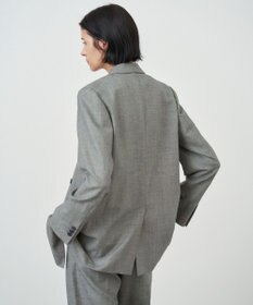 ATON WOOL LINEN SHARKSKIN | ダブルブレステッドジャケット
