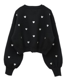 Green Parks ・ｓｗｉｎｇ　ｂｙ　ハート刺繍ニット