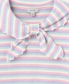 ANY KIDS リボン テレコボーダー Ｔシャツ