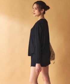 OP／FILA 【Ocean Pacific】シワ加工ラッシュガード付き タンキニデザイン水着4点セット