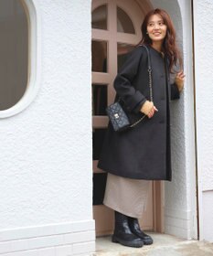 Feroux 【洗える】バックルデザイン タイトスカート