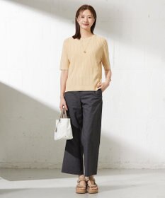 J.PRESS LADIES L 【洗える・抗菌防臭】VISCOSE STRETCH サマー ニット