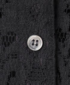 23区 【SLOW/一部店舗限定】好評につき追加生産！モチーフレース シャツ