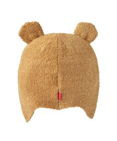 MIKI HOUSE HOT BISCUITS 【46-52cm】くまのお顔 マシュマロニットフード(帽子)