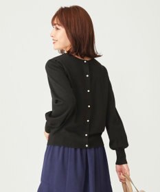 ANY SIS 【前後着用可能】2WAYパフスリーブ カーディガン