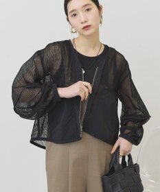 AMERICAN HOLIC メッシュ異素材ブルゾン