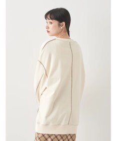 earth music&ecology 配色ルーズスウェット