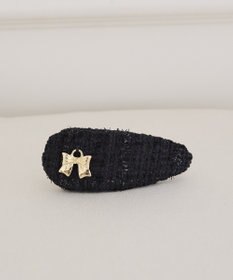 Maison de FLEUR ツイードリボンスリーピン
